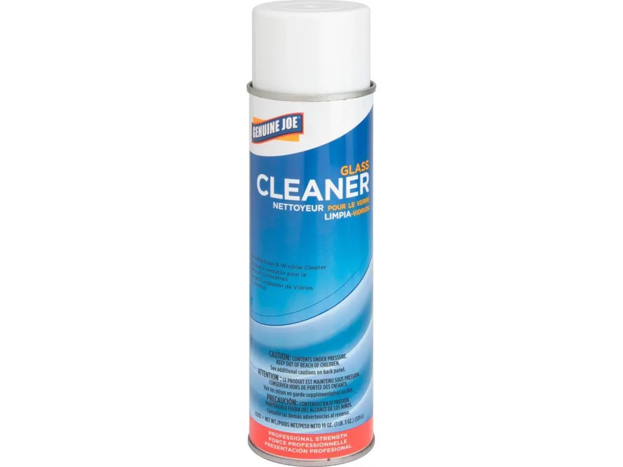 Genuine Joe Glass and Multi-Surface Cleaner Aerosol Can 19 oz. 02103 Genuine Joe Glass and Multi-Surface Cleaner Aerosol Can 19 oz. 02103
