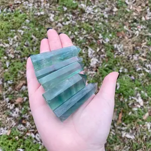 Small Green Fluorite Tower