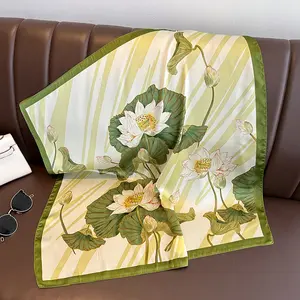 Fine Flicker|70cm silk scarf, professional small square scarf, high-end sense neckerchief, versatile for spring and summer,A thoughtful, elegant gift for colleagues, friends, or loved ones on birthdays, anniversaries, or holidays|gift box|gift bag