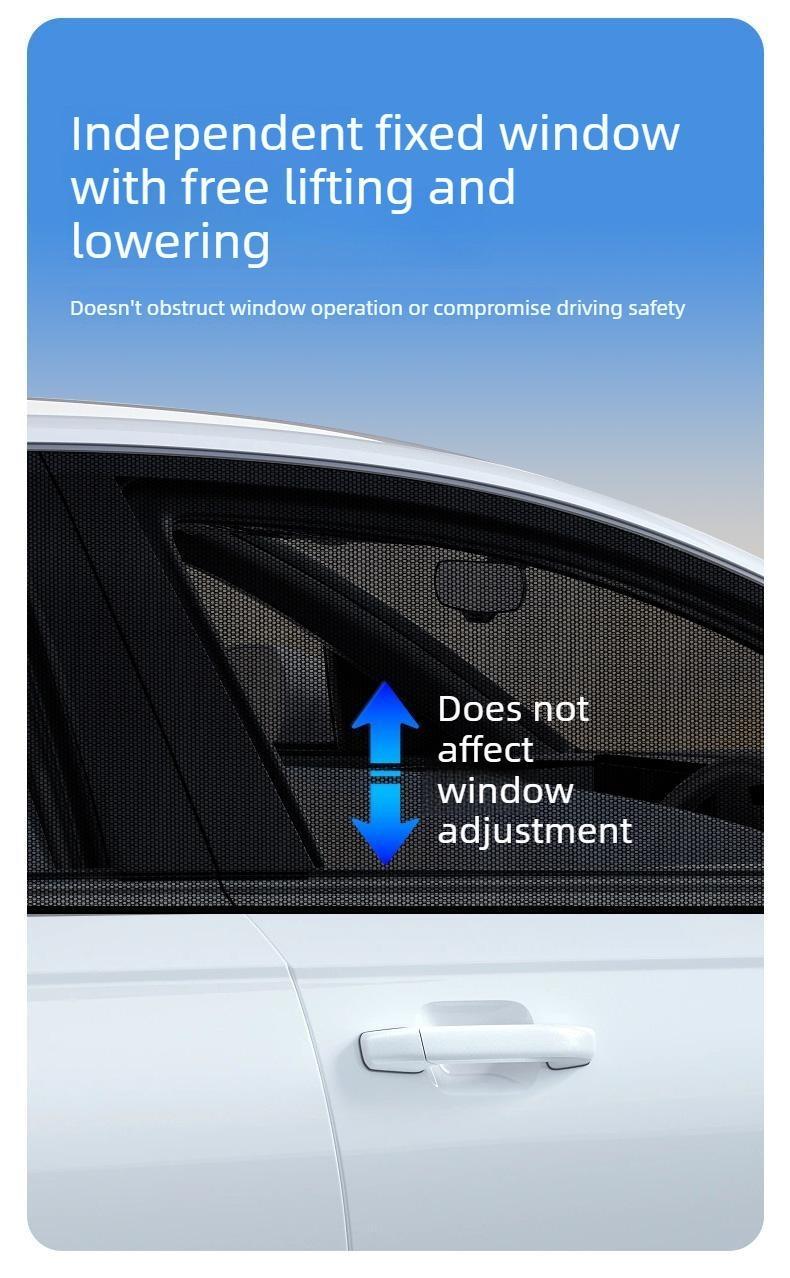 Car anti‑mosquito screen/net, car sunshade curtain, window mosquito net, insect‑proof car curtain, mosquito net for car glass, privacy window mesh