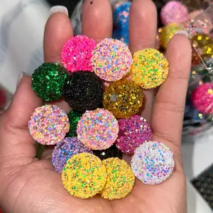 Sugar beads with glitter
