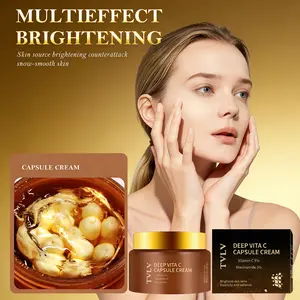 Deep Vita C Capsule Cream - Multi-Effect Brightening, Deep Hydration & Elasticity Boost for Radiant, Smooth Skin, Moisturizing, Hydrating, Moisturizer, Deep Moisturizing Repair