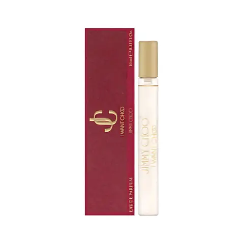 Jimmy Choo I Want Choo EDP Spray for Women - 0.33 oz (10ml) Single Item, Fruity-Floral-Warm Notes, Femininity Boost, Ideal for Travel & On-the-Go Touch-Ups