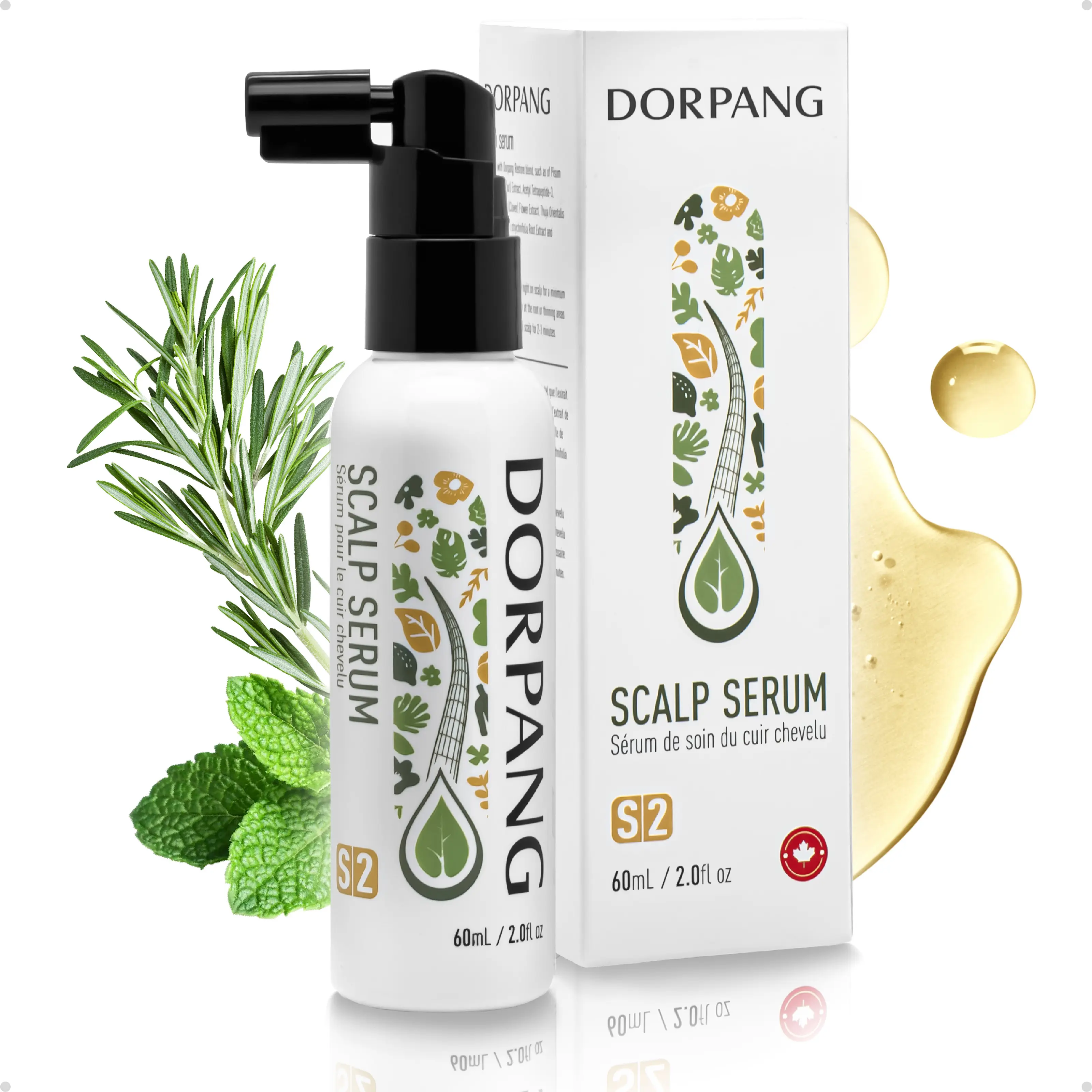 DORPANG Scalp Serum for Hair Growth, Clinically Tested Vegan Formula with Capixyl and AnaGain, Promotes Fuller-Looking Hair & Healthy Scalp, Peptide Non-Greasy for Dry Sensitive Scalps 60ml