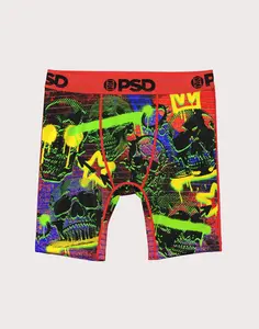 Psd Underwear Skull Drop Boxer Briefs Grade-School