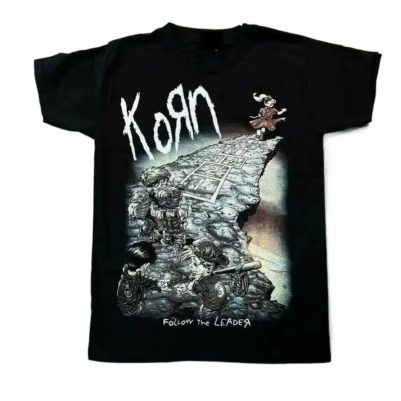 Hot! !Design Vintage Metal Band # KORN T-shirt 1990s short sleeve black S-5XL Gifts for couples and spouses