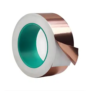 Copper Foil Tape 2Inch x 50  Double Conductive Metal Adhesive Tape for Guitar EMI/RFI Shielding, Grounding, Electrical Repairs, DIY Crafts Decor,  Shield, Solder, Duct Insulation Wrap, Garden