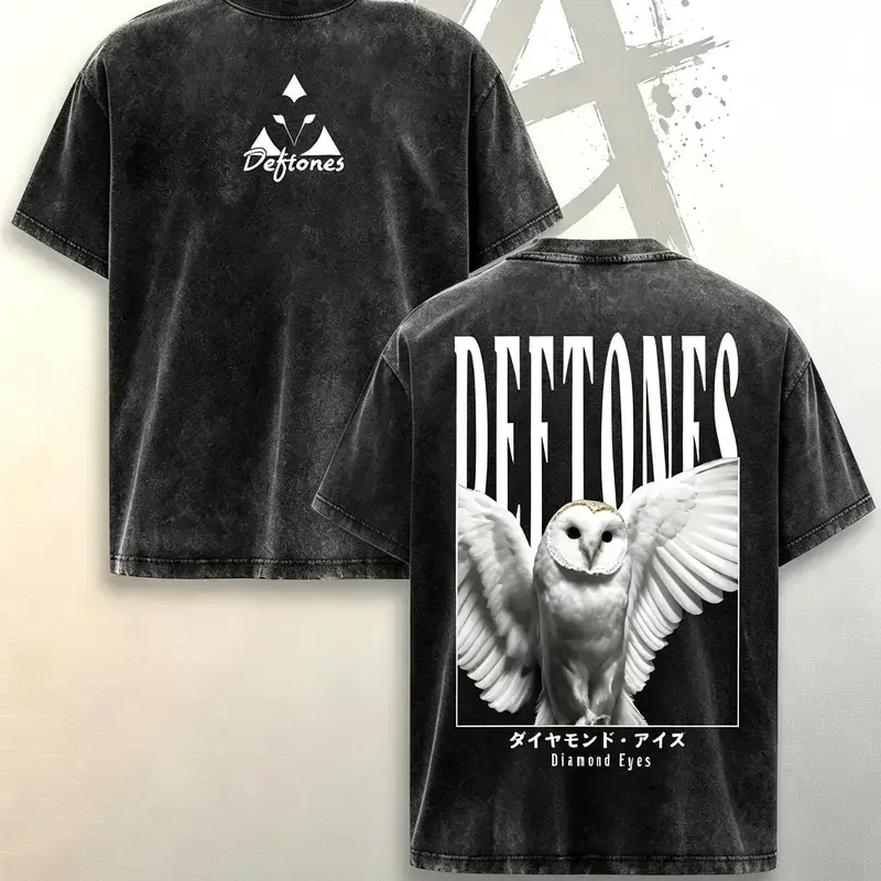 [AVT]deftones diamond eyes Vintage Washed Oversized Graphic Tee Heavyweight Cotton Alternative Metal band Shirt double sided Y2K Streetwear,metal band merch,band logo design rock hoodie tee check,country band tee note,rap lover gift,enthusiast shoegaze