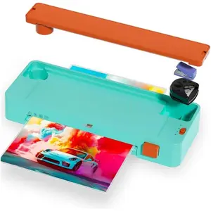Thermal Laminator Machine A4 for Documents and Photos,110v (Orange), Trimmer