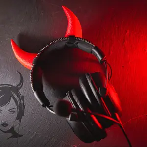 3D Printed Devil Horn Headphone Attachments – Gamer & Cosplay Ready!