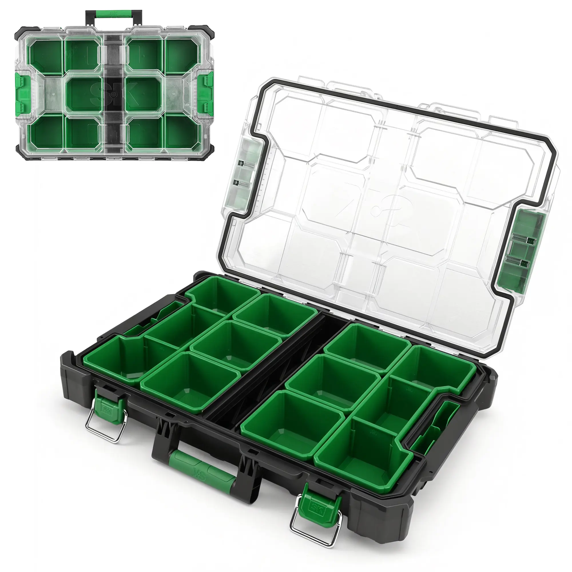 20.5-Inch, With 15 Compartments