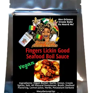 Vegan Seafood Boil Sauce with Flavorful Dip