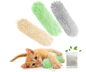 Rishoesu 3 Pcs Interactive Cat Toys Cat Pillows, Soft and Durable Crinkle Sound Catnip Toys, for Indoor Cats Funny Kitten Toys Exercise