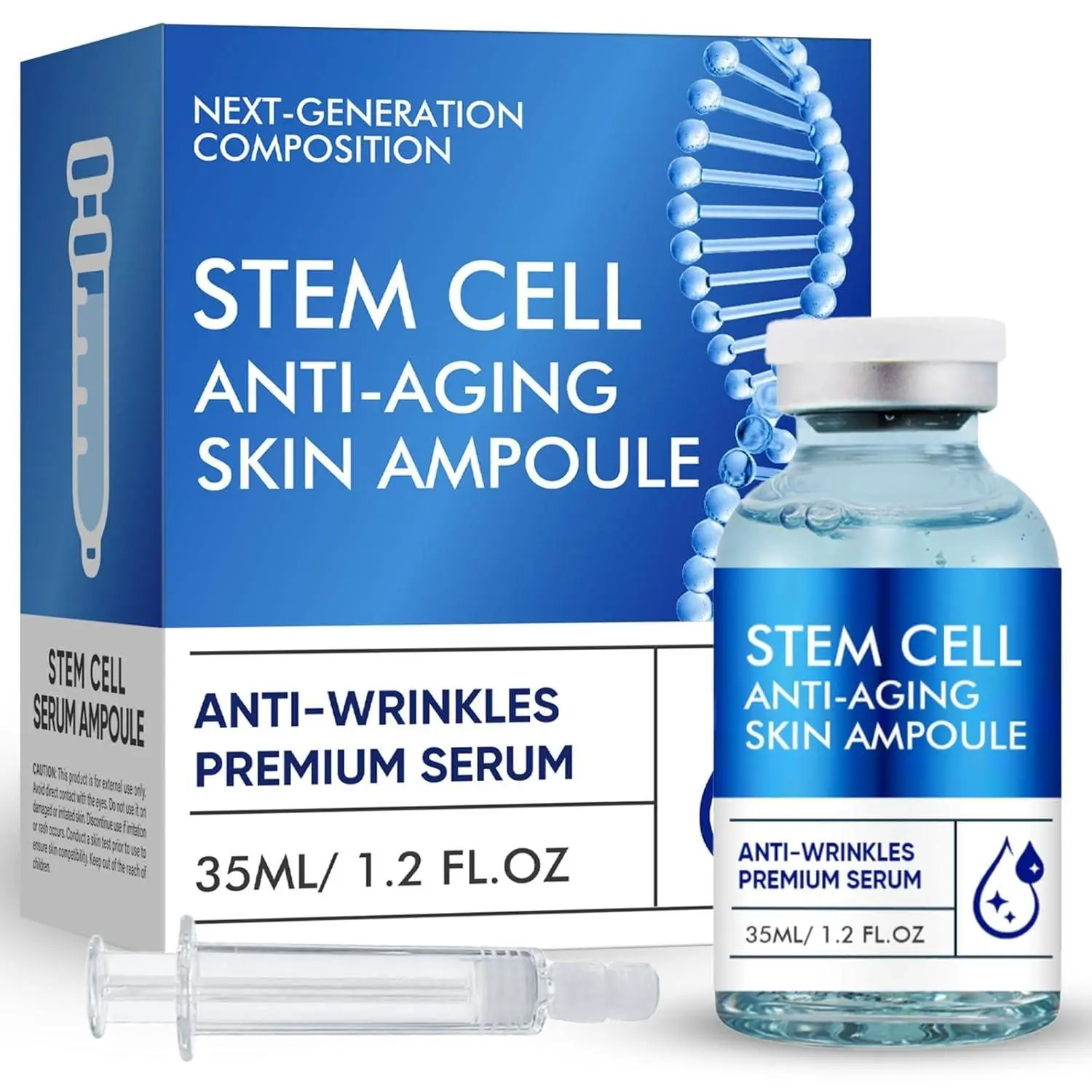 Stem Cell Face Serum - Firming, Hydrating and Smoothing Anti-Aging Essence for Plump, Soft Skin | Mild Daily Face Care, Face Care Products
