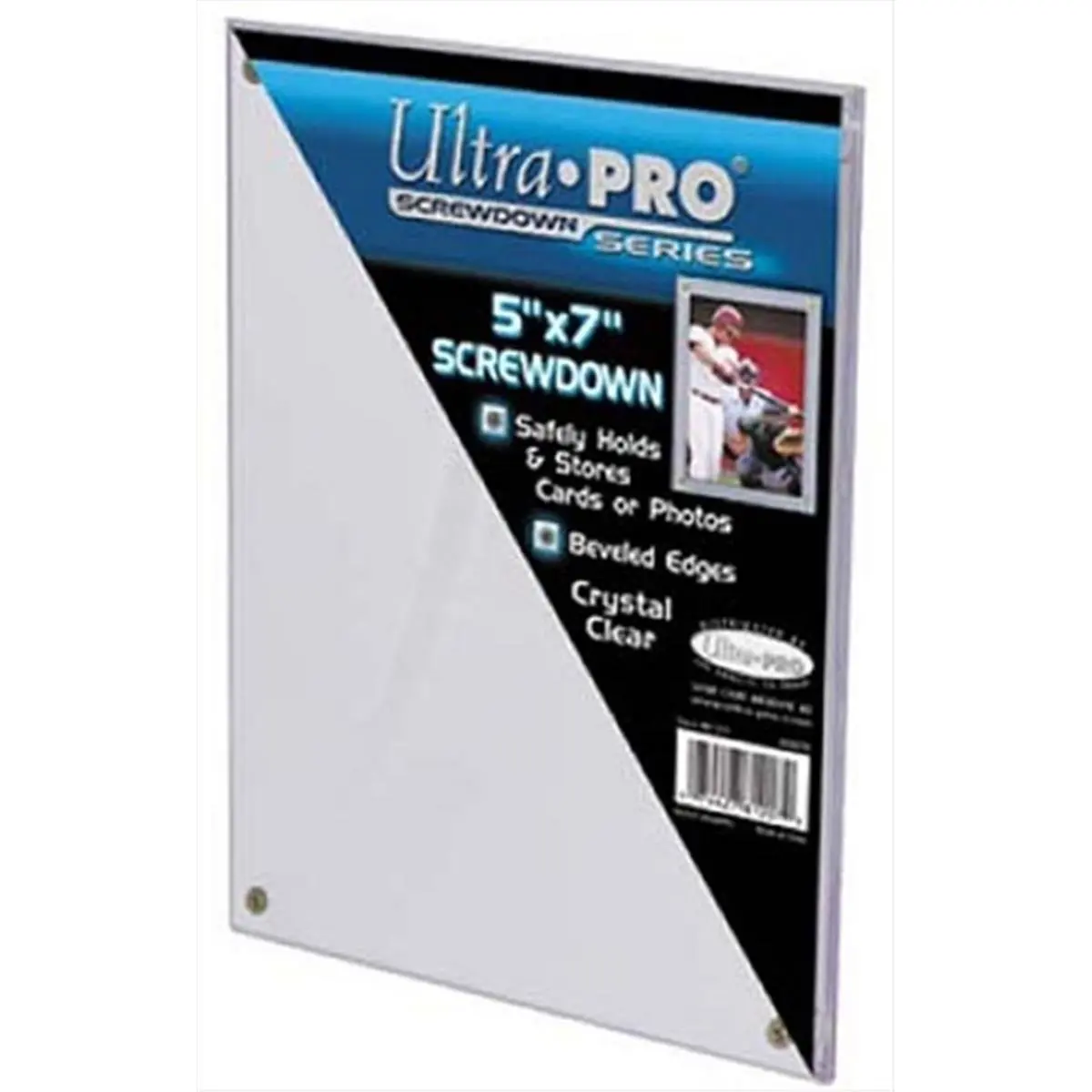 Ultra PRO 5x7 in Trading Card Toploaders - 2-Piece, 4-Screw Closure, Acid-Free Lockable Storage Accessories for Collectibles