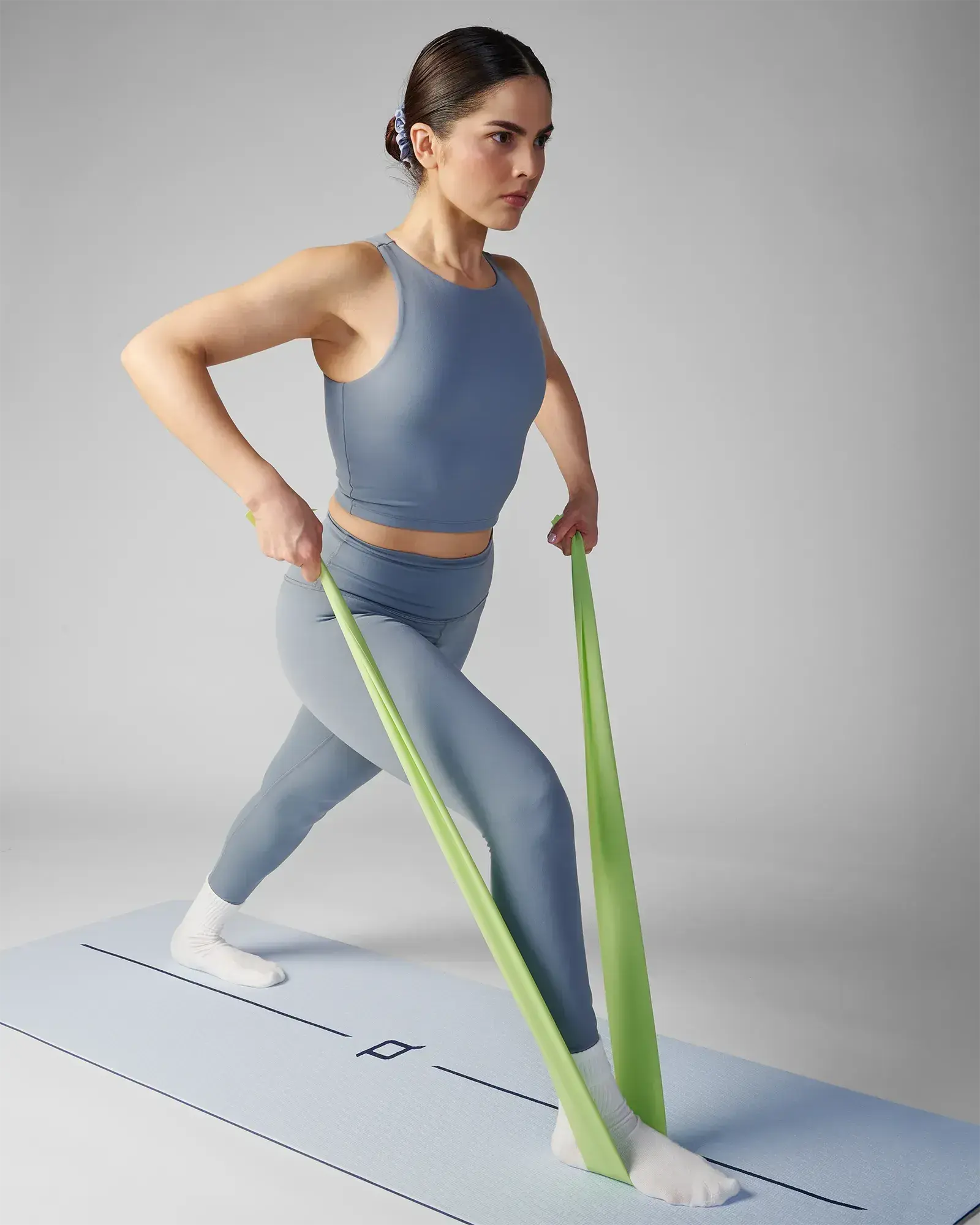 EQYP Latex-Free Flat Resistance Bands - Medium 10 lb - Exercise Band for Strength Training & Rehab