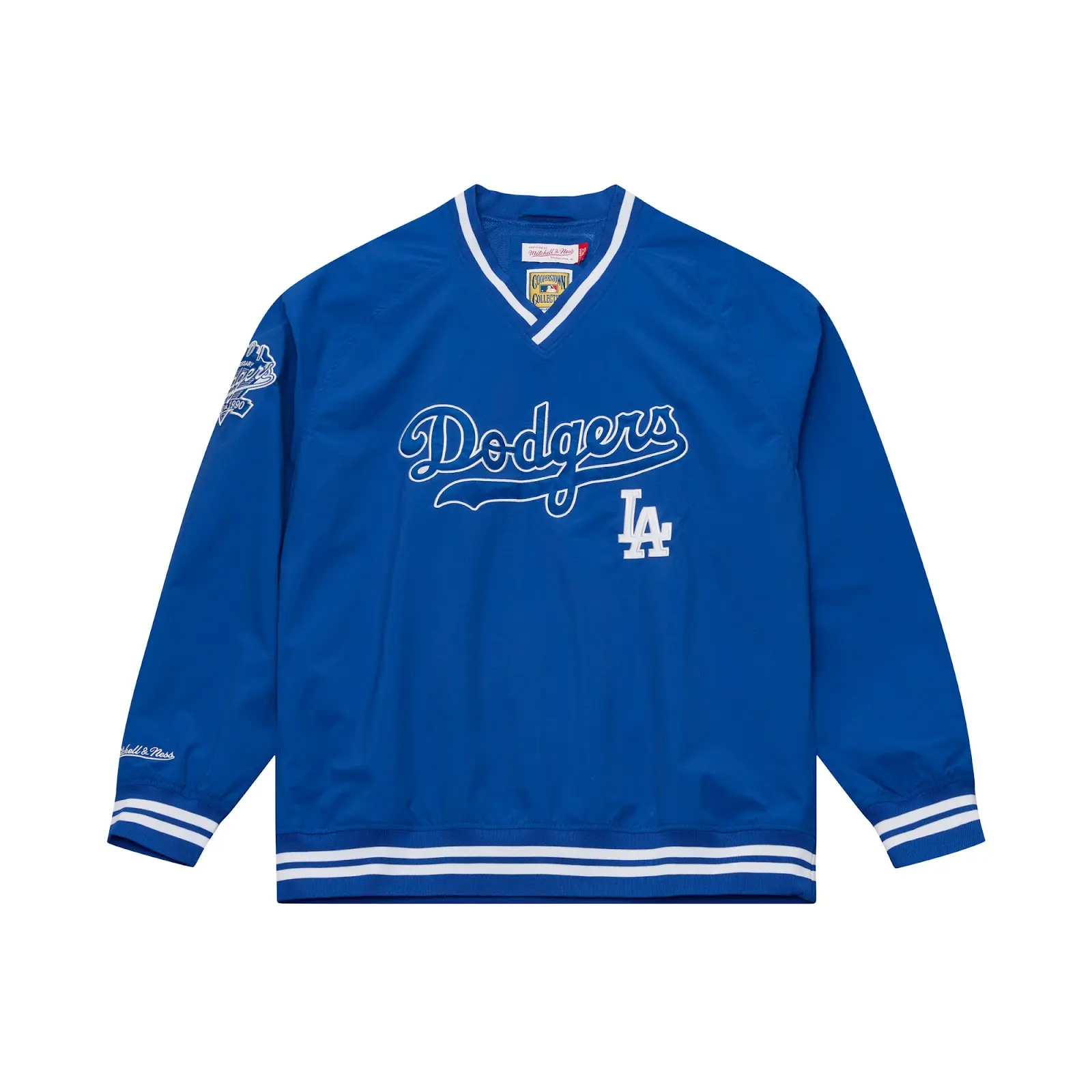 Los Angeles Dodgers Royal Cooperstown Vintage Pullover - Vintage MLB Pullover, Retro Streetwear, Mitchell & Ness Los Angeles Dodgers Royal Cooperstown Vintage Pullover - Vintage MLB Pullover, Retro Streetwear, Mitchell & Ness