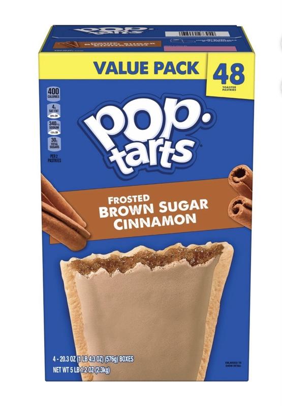 Pop-Tarts Brown Sugar Cinnamon, 48 ct