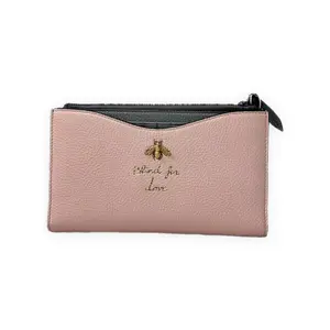 Pre-owned GUCCI GG Grained calfskin leather Shoulder Bags Ophidia Pouch Pink and grey Very Good S014260405271