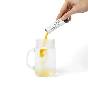 Zero Calorie Fasting Support Broth - Vitamins, Minerals, Electrolytes - All Natural Detox, Digestion, and Metabolism - Chicken Noodle Soup Flavor