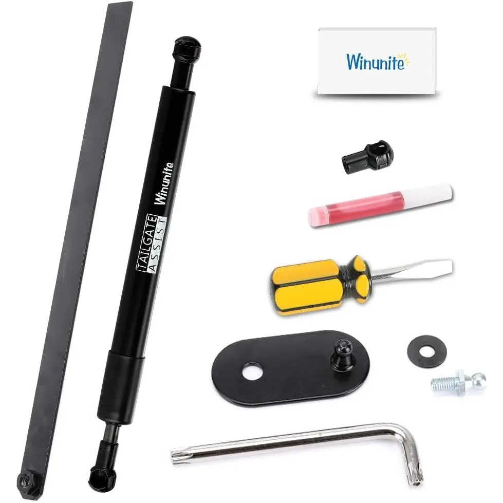 Tailgate Assist Shock with EZ Down Function for 2004-2014 F150 Vehicle (Not Flareside), 1 Kit Truck Accessories Including Torx Wrench, Flat Screwdriver, Socket Wrench, Mount Ball Replacement & Extra Mount Ball Replacement