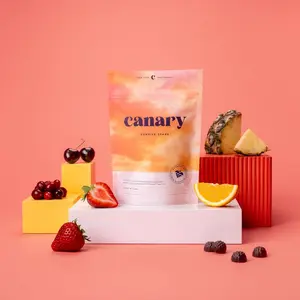 Canary Sunrise Spark - Daytime Energy Gummies | Yerba Mate + L-Theanine | Clean Energy & Focus Support