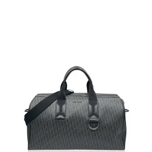 Pre-owned Dior Leather travel bags Duffle Bag Trotter Black (dh010926c1)