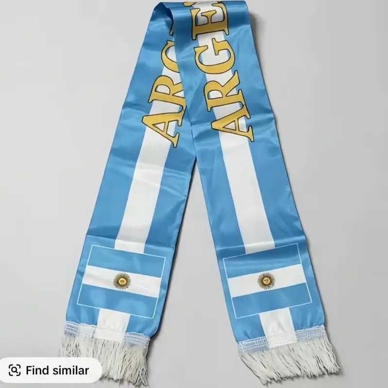 Argentine fan scarf