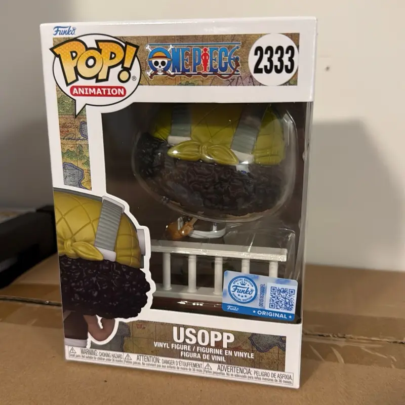 Usopp One Piece Funko Pop! #2333 Collectible Toy, Statue, Ideal Holiday Gift for Entertainment Figurine Enthusiasts