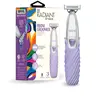 Be Radiant™ by Wahl® Bikini Trimmer for Women, Cordless Womens Electric Razor with Everlast Double-Sided Rinseable Stainless Steel Blades, Rechargeable Bikini Hair Trimmer with Rubber Grip Model - 3027039