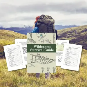 Beginner Wilderness Survival Guide, Step-By-Step Instructions for Shelter Building, Food & Water Finding, Emergency Preparedness Manual, Tutorial