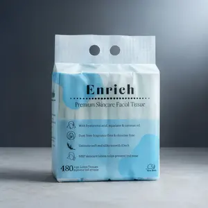 Enrich Facial Tissues | Softer Than Kleenex, Zero Dust, Unreal Softness 480 Sheets Everyday Pack, Skin-Friendly, Buttery Soft, No Redness, Perfect for Allergy Season & Flu Care