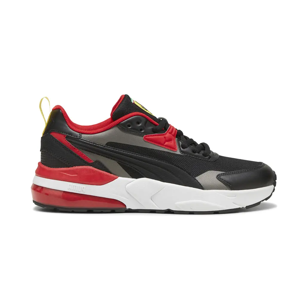 PUMA Mens Scuderia Ferrari Vis2k Lace Up Sneakers Shoes Casual - Black PUMA Mens Scuderia Ferrari Vis2k Lace Up Sneakers Shoes Casual - Black