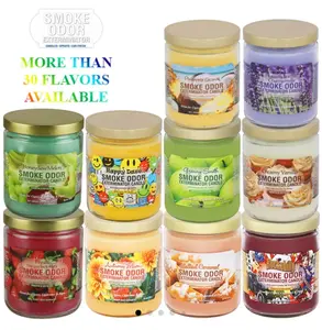 Exterminator Candle 13oz Scented Jar Candles Decor Light Freshener Ornaments Perfume Aroma Tin Decoration Orange Lemon Splash