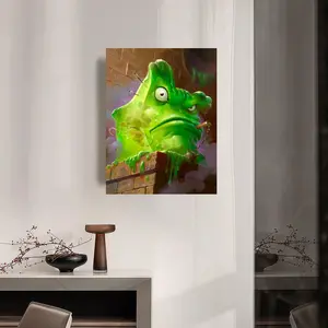 Painting Calligraphy Minimalist Inner Frame Painting Elevate Your Space Light Luxury Inner Frame Decor Create a Premium Home Vibe Games No Drilling Needed Easy to Hang HD Card H-Hearthstone Art Inner Frame