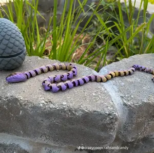 3D Printed Snake with Egg