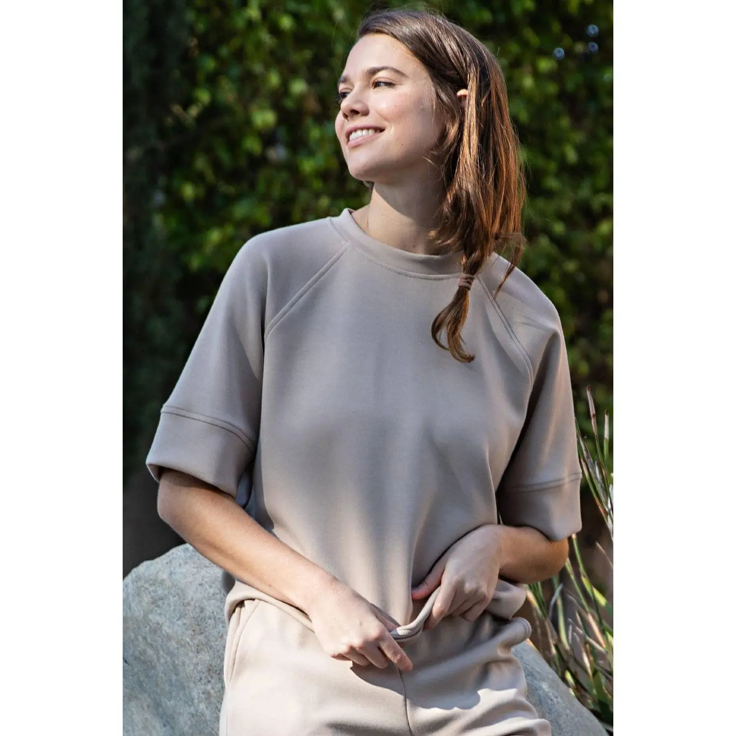 Modal Scuba Oversized Top