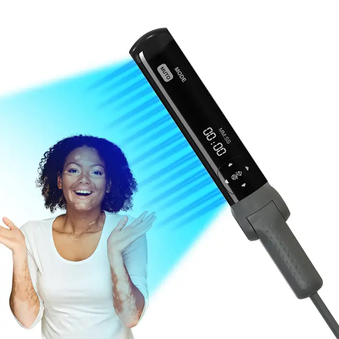 UVB Phototherapy Lamp - Therapeutic Narrowband UVB Light for Psoriasis, Eczema, and Vitiligo Treatment, Handheld Device, Relief, Psoriasis Relief, Recovery, Skin-Friendly, Vitiligo Relief