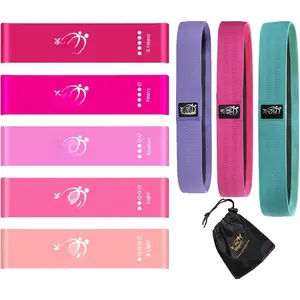 Resistance Loop Exercise Bands and Fabric Resistance  Bands