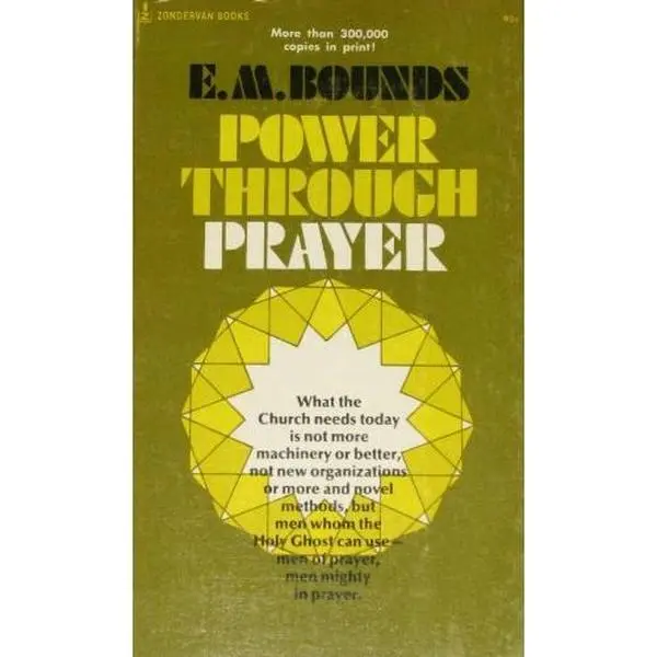 Used Christian Literature - Power through Prayer: Preacher and Prayer by Edward M. Bounds (Soft Covers, English, Zondervan Publishing House) - Transforms Christian Life, Enhances Spiritual Growth for Believers