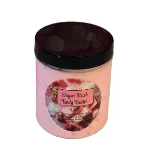 Sugar Rush Whipped Body Butter. Handmade Shea & Mango Butter Body Frosting. All Natural Non Greasy Emulsified Body Butter moisturizing Anti-Aging Cocoa Butter Moisturizer