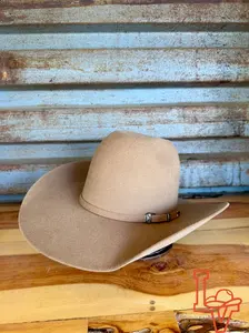 Los Vaqueros Wool Felt Hat Open Regular Crown Pecan