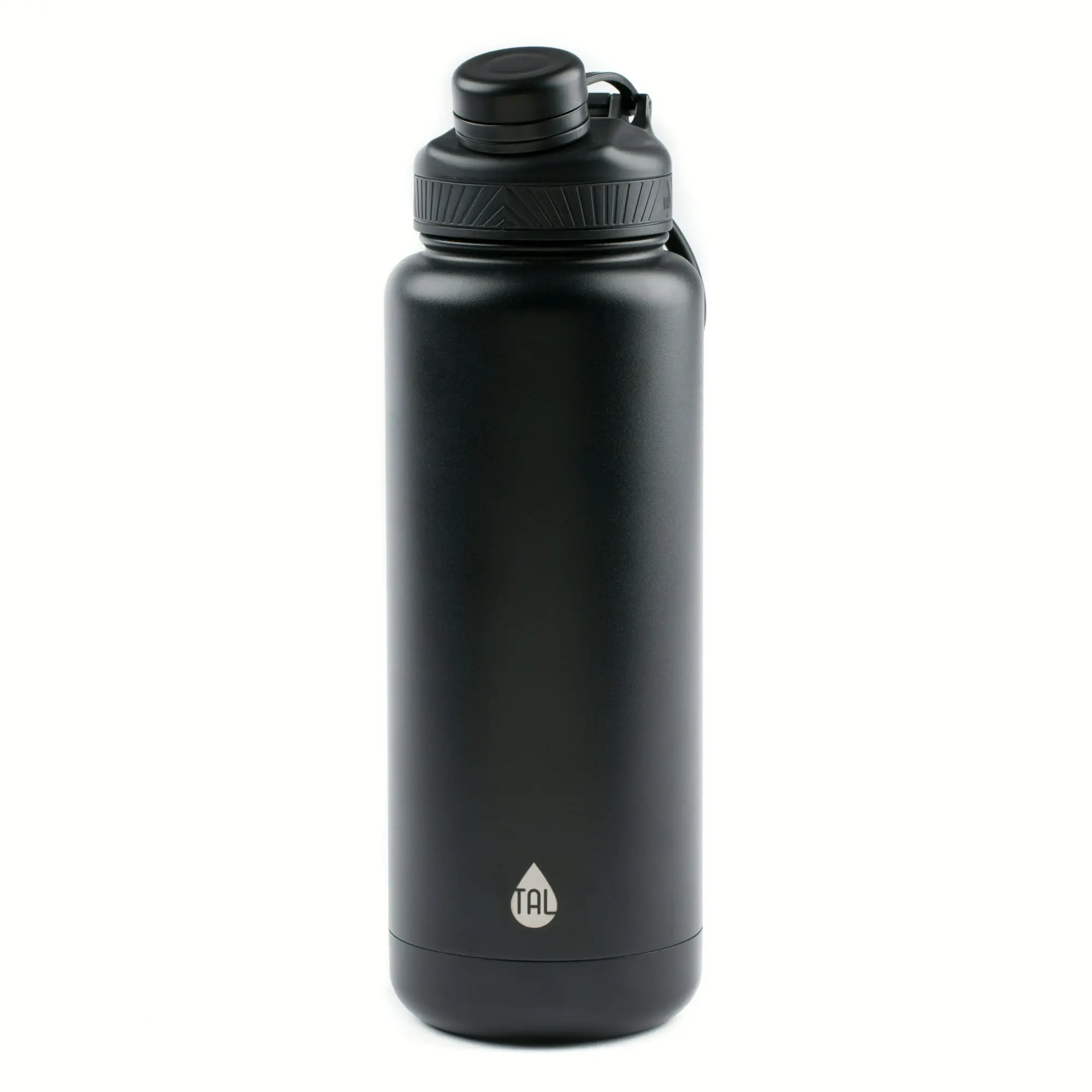 TAL 40 oz Insulated Stainless Steel Water Bottle Black