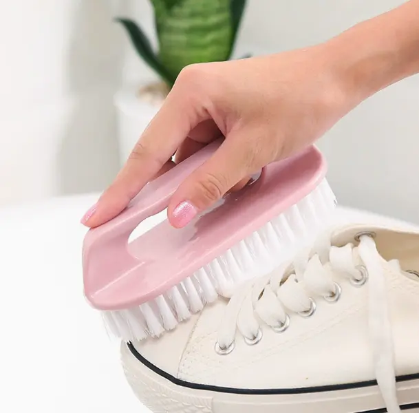 Multifunctional Handheld Scrub Brush Soft Bristles Shoe Washing Brush Clothes Laundry Cleaning Brush