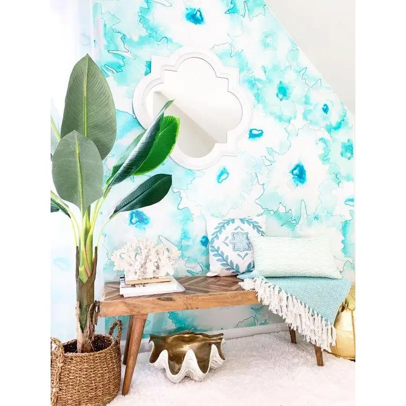 "Sea Glass" Oversized Wall Mural