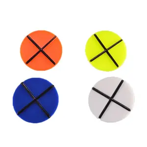 Vibrant 24MM Cross Golf Ball Markers – 4-Pack in Neon Orange, Yellow, Blue & White| Easy Spotting & Alignment| Must-Have Golf Accessories for Precision Putts