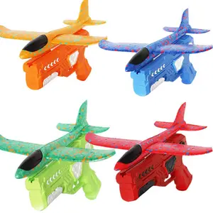 1pc Foam aircraft catapult launcher, outdoor throwing and gliding decompression props, suitable for adult entertainment party activities,Boys & Men gifts