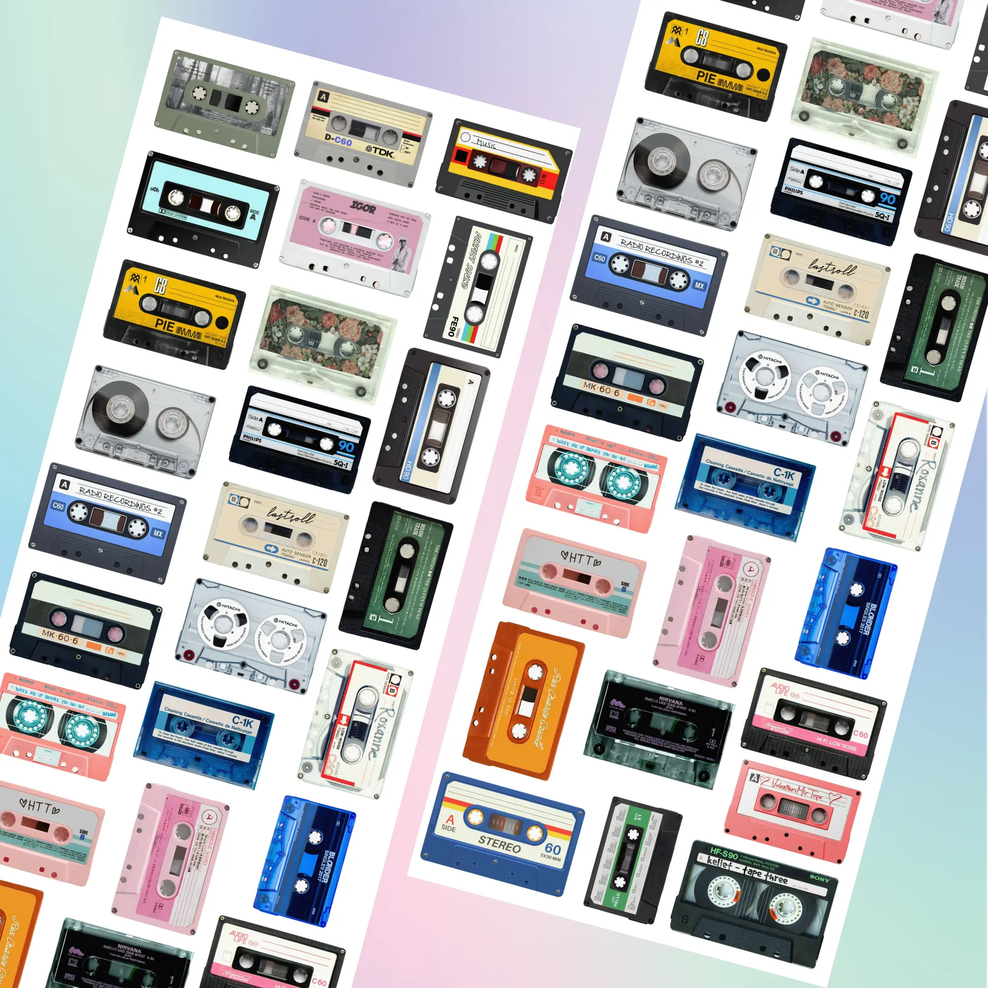 Retro Rewind Sticker Sheet
