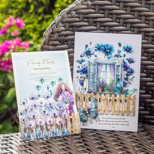 Flower Pattern Sticker, 20pcs/set Scrapbooking & Journal Making Material Paper, DIY Decorative Sticker for Stationery Computer Water Bottle