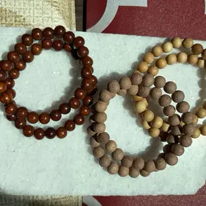 8mm Wood Bead bracelet